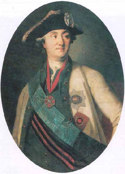Carl Gustav Carus Portrait of Alexei Orlov oil painting picture